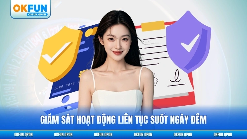 Giám sát hoạt động liên tục suốt ngày đêm